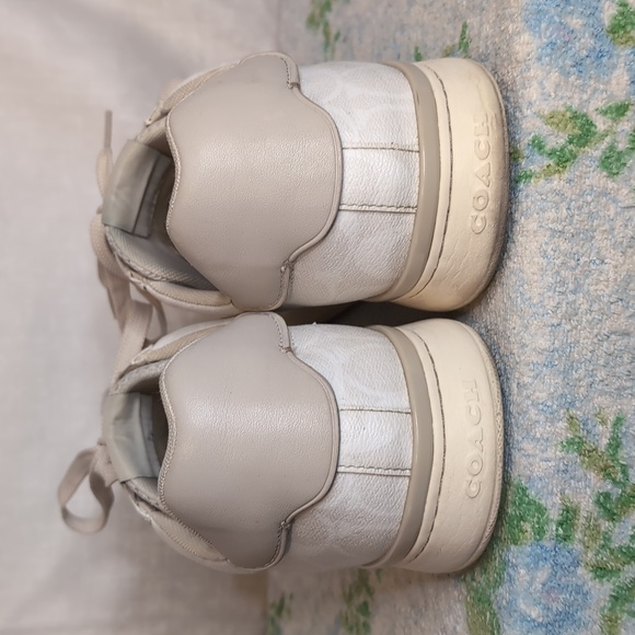 Coach Clip Low Top Off White Sneaker mens 13 - Picture 3 of 9